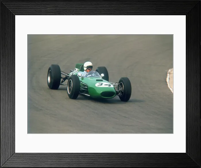 Framed Print : Bob Anderson driving a Brabham Climax, Dutch Grand Prix, Zandvoort, Holland, 1964 Framed Print : Bob Anderson driving a Brabham Climax, Dutch Grand Prix, Zandvoort, Holland, 1964