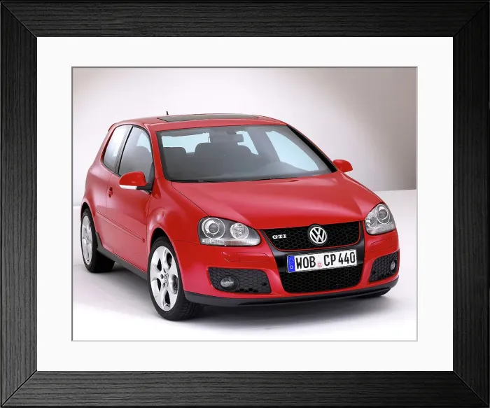 Framed Print : 2004 VW Golf Gti