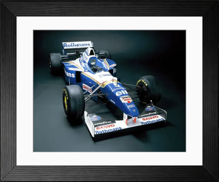 Framed Print : A 1996 Williams-Renault FW18 Framed Print : A 1996 Williams-Renault FW18