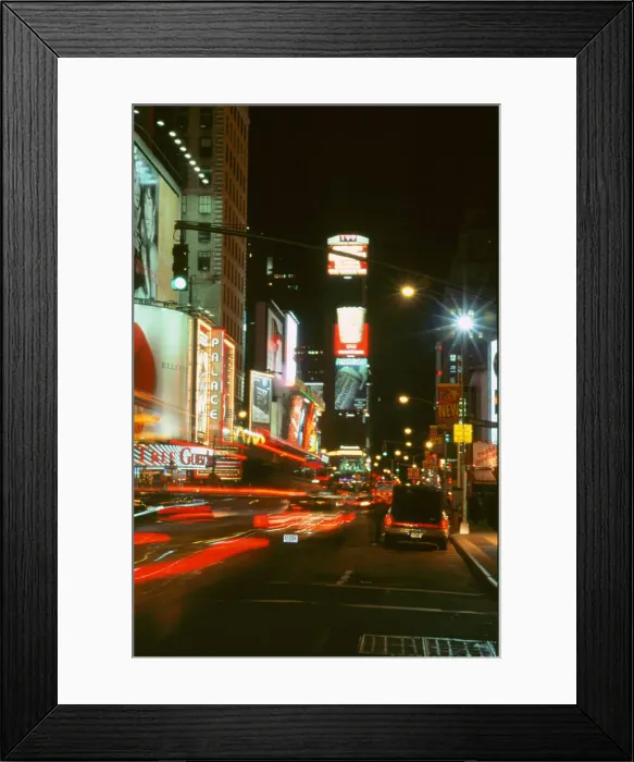 Framed Print : New York at Night Framed Print : New York at Night