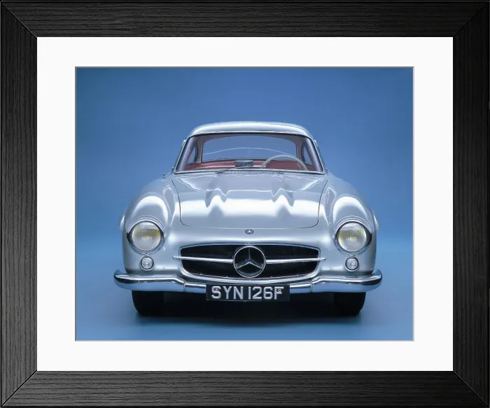 Framed Print : 1957 Mercedes Benz 300SL Gullwing Framed Print : 1957 Mercedes Benz 300SL Gullwing