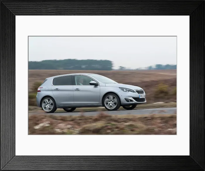 Framed Print : 2014 Peugeot 308 THP 156 Feline Framed Print : 2014 Peugeot 308 THP 156 Feline