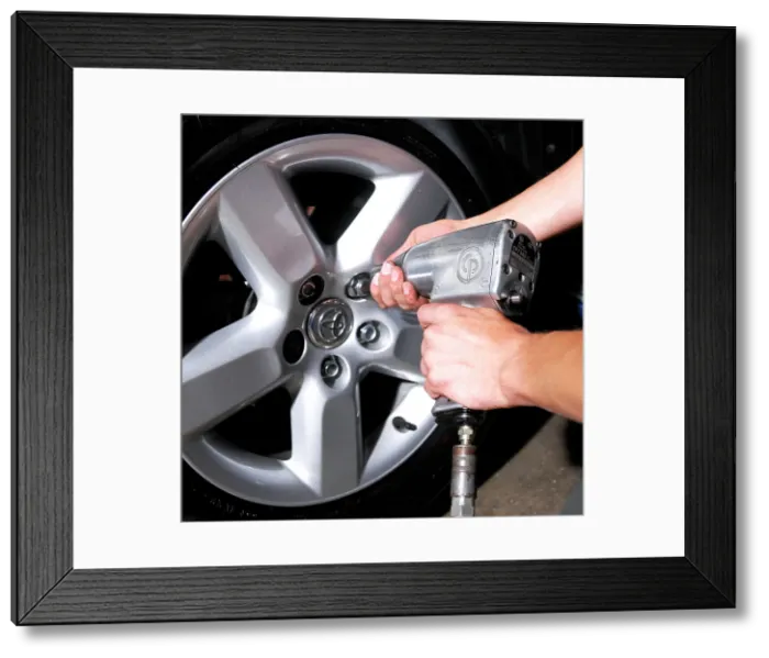 Framed Print : Pneumatic Air Gun Framed Print : Pneumatic Air Gun