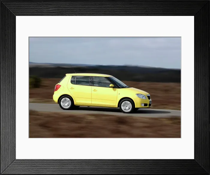 Framed Print : 2008 Skoda Fabia 2 Framed Print : 2008 Skoda Fabia 2