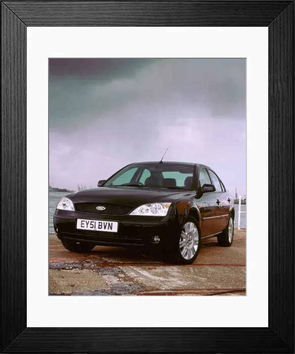 Framed Print : 2002 Ford Mondeo Ghia X TDCi