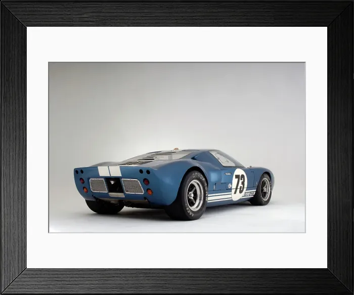 Framed Print : Ford GT40 Daytona prototype 1965. Artist: Simon Clay Framed Print : Ford GT40 Daytona prototype 1965. Artist: Simon Clay