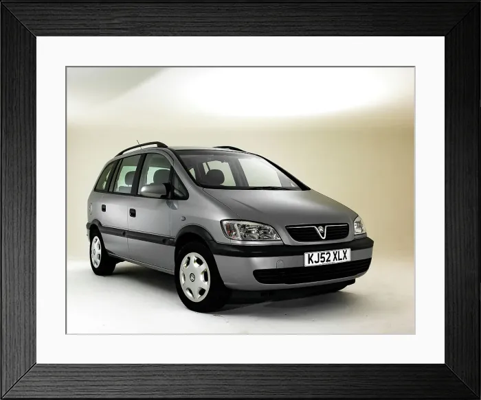 Framed Print : 2002 Vauxhall Zafira Framed Print : 2002 Vauxhall Zafira