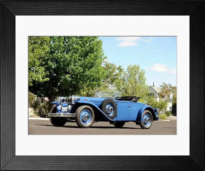 Framed Print : Ruxton model c roadster 1932. Artist: Simon Clay Framed Print : Ruxton model c roadster 1932. Artist: Simon Clay