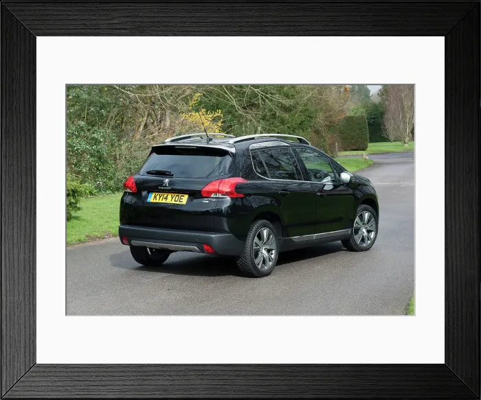 Framed Print : 2014 Peugeot 2008 Hdi Feline Framed Print : 2014 Peugeot 2008 Hdi Feline