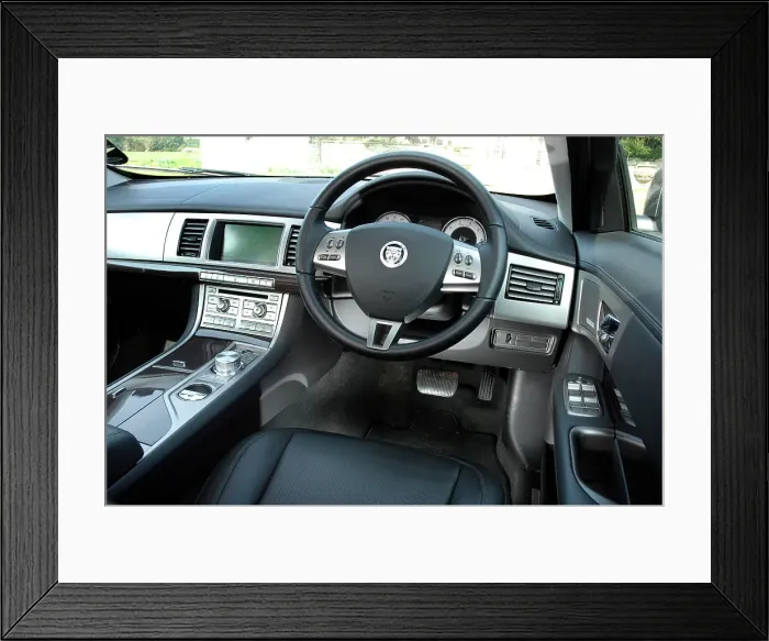 Framed Print : 2008 Jaguar XF SV8 interior Framed Print : 2008 Jaguar XF SV8 interior