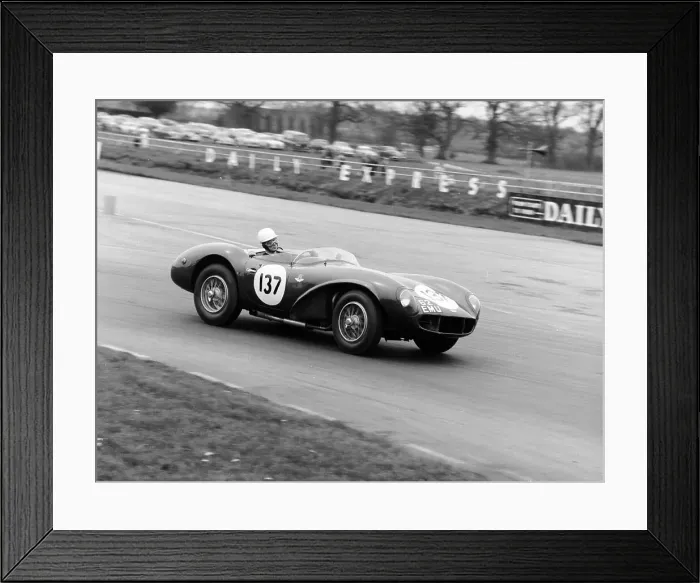 Framed Print : M Ward racing a 1955 Aston Martin DB3S, Silverstone, 1962 Framed Print : M Ward racing a 1955 Aston Martin DB3S, Silverstone, 1962