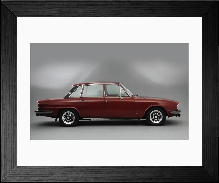 Framed Print : 1976 Triumph 2500s
