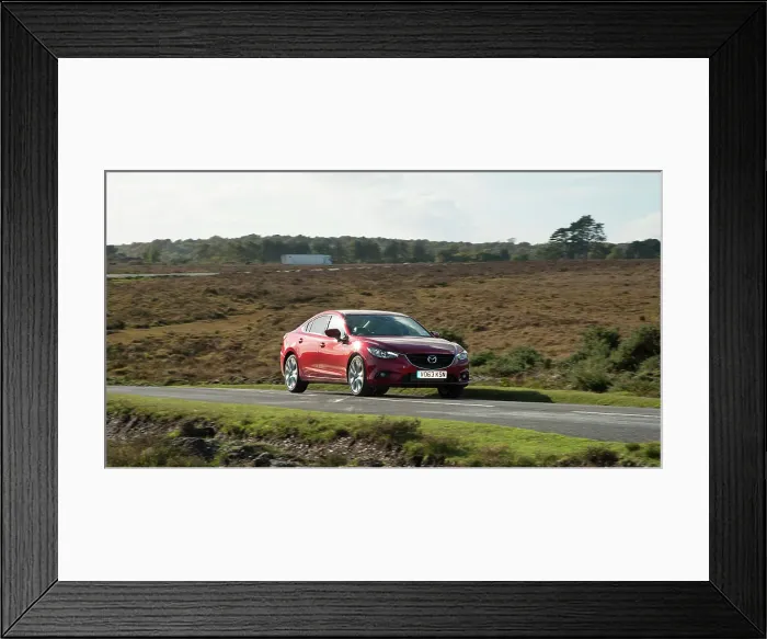 Framed Print : 2013 Mazda 6 2.2D Sport Nav Framed Print : 2013 Mazda 6 2.2D Sport Nav