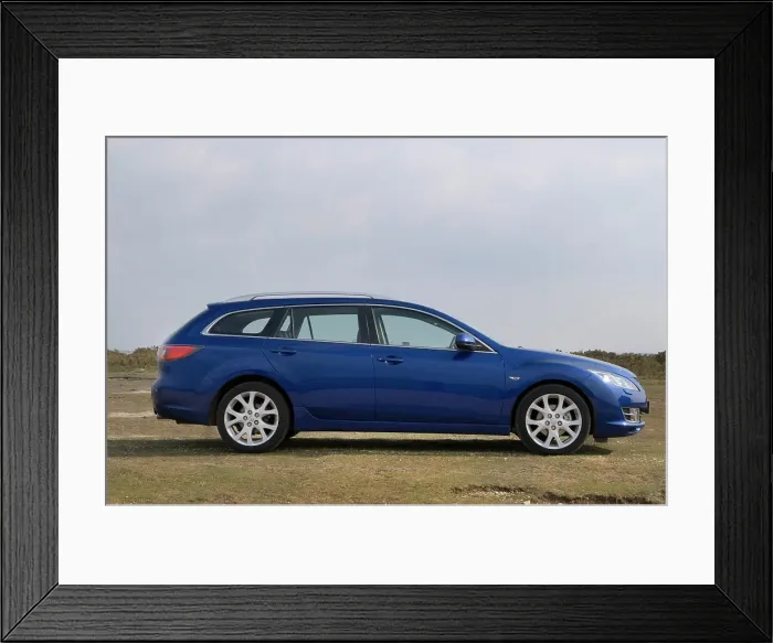 Framed Print : 2010 Mazda 6 SL Estate Framed Print : 2010 Mazda 6 SL Estate