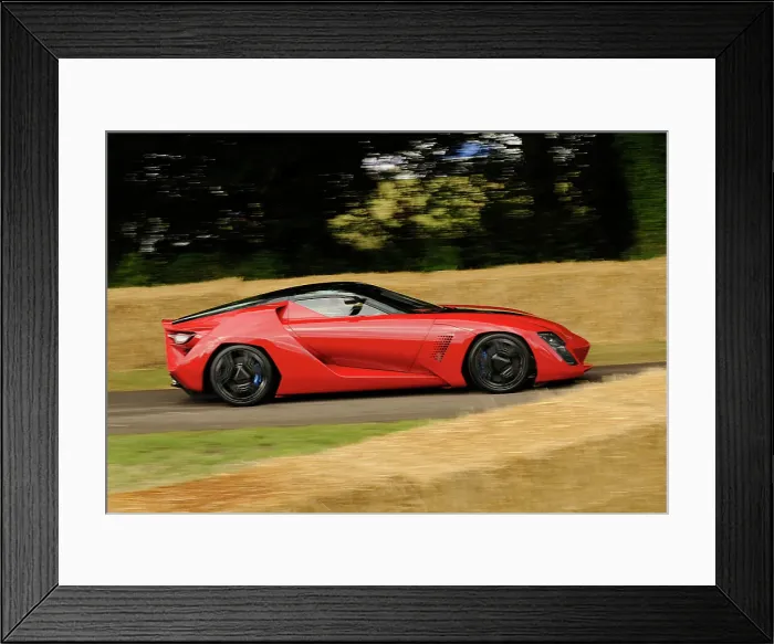 Framed Print : 2009 Stile Bertone Mantide Framed Print : 2009 Stile Bertone Mantide