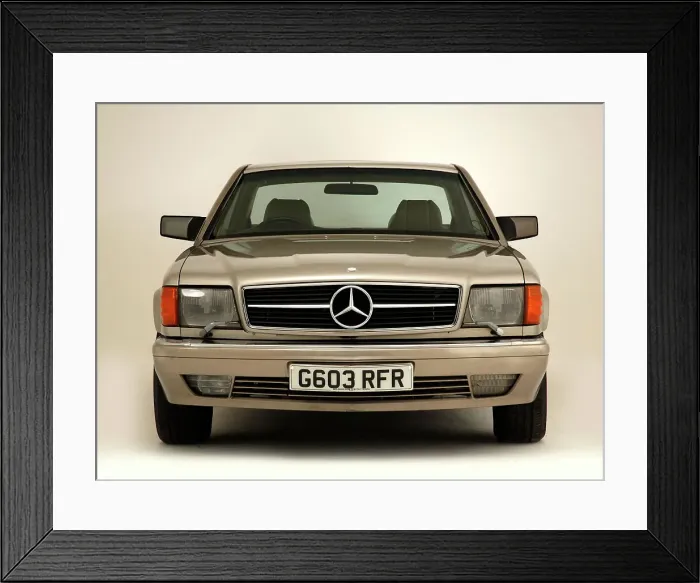 Framed Print : 1990 Mercedes Benz 560 SEC Framed Print : 1990 Mercedes Benz 560 SEC