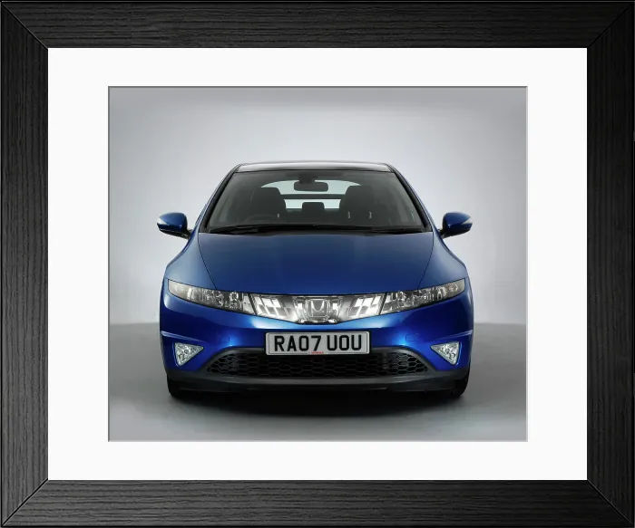 Framed Print : 2007 Honda Civic Framed Print : 2007 Honda Civic