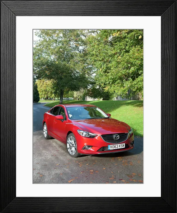 Framed Print : 2013 Mazda 6 2.2D Sport Nav Framed Print : 2013 Mazda 6 2.2D Sport Nav