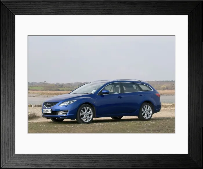 Framed Print : 2010 Mazda 6 SL Estate Framed Print : 2010 Mazda 6 SL Estate