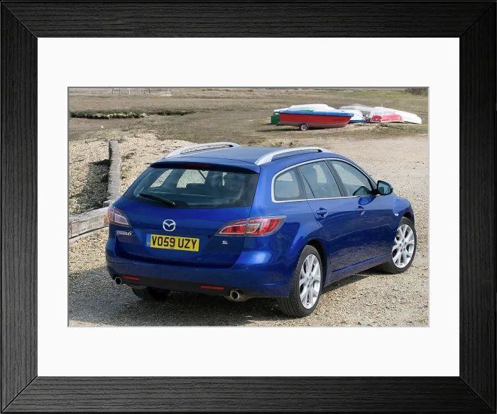 Framed Print : 2010 Mazda 6 SL Estate Framed Print : 2010 Mazda 6 SL Estate