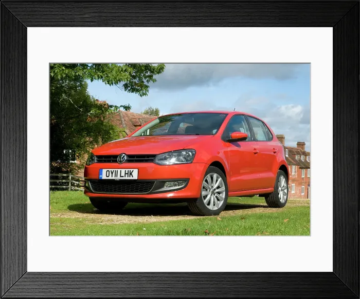 Framed Print : 2011 Volkswagen Polo SEL 1.2 Tsi Framed Print : 2011 Volkswagen Polo SEL 1.2 Tsi