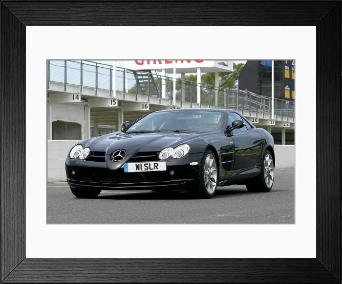 Framed Print : 2005 Mercedes Benz SLR McLaren Framed Print : 2005 Mercedes Benz SLR McLaren