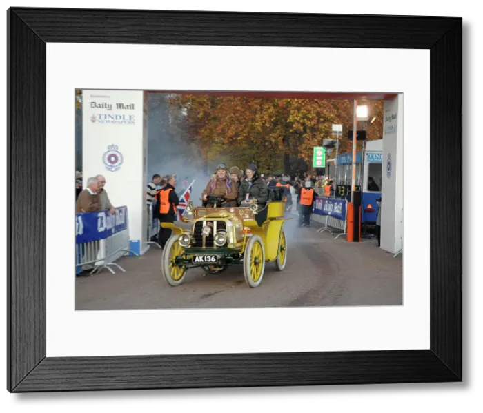 Framed Print : 1902 Darracq on 2007 London to Brighton Run Framed Print : 1902 Darracq on 2007 London to Brighton Run