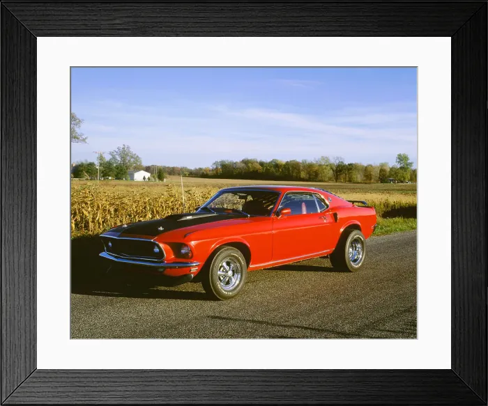 Framed Print : 1969 Ford Mustang Mach 1 Framed Print : 1969 Ford Mustang Mach 1