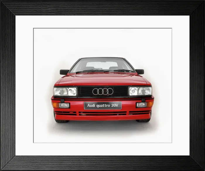 Framed Print : 1991 Audi Quattro 20v Framed Print : 1991 Audi Quattro 20v