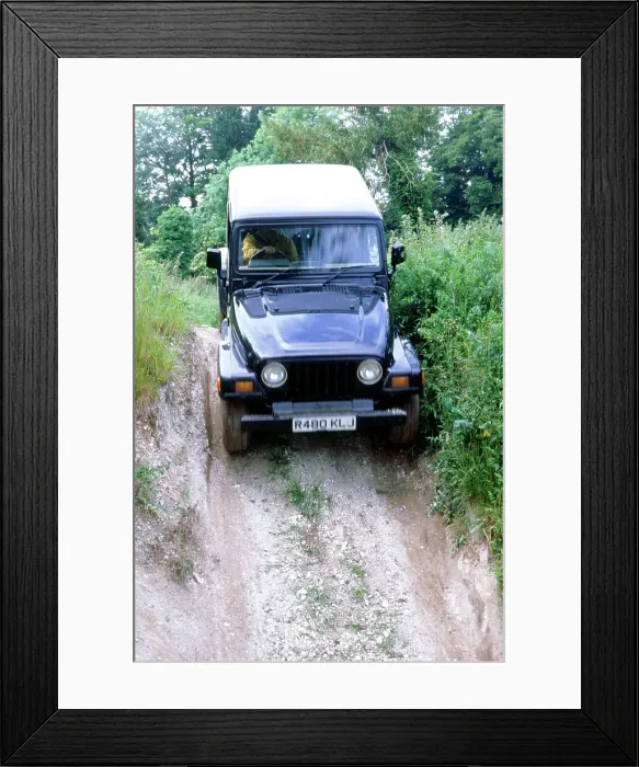 Framed Print : 1993 Jeep Wrangler Framed Print : 1993 Jeep Wrangler