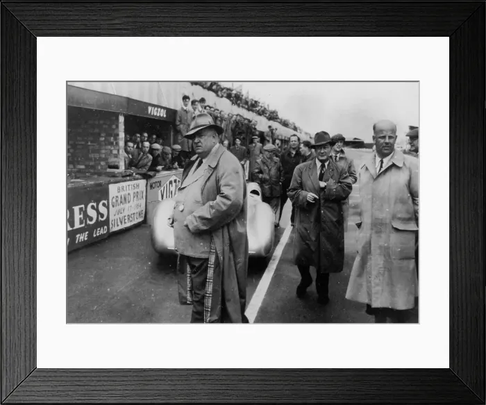 Framed Print : Alfred Neubauer, Mercedes team manager, 1954 Framed Print : Alfred Neubauer, Mercedes team manager, 1954