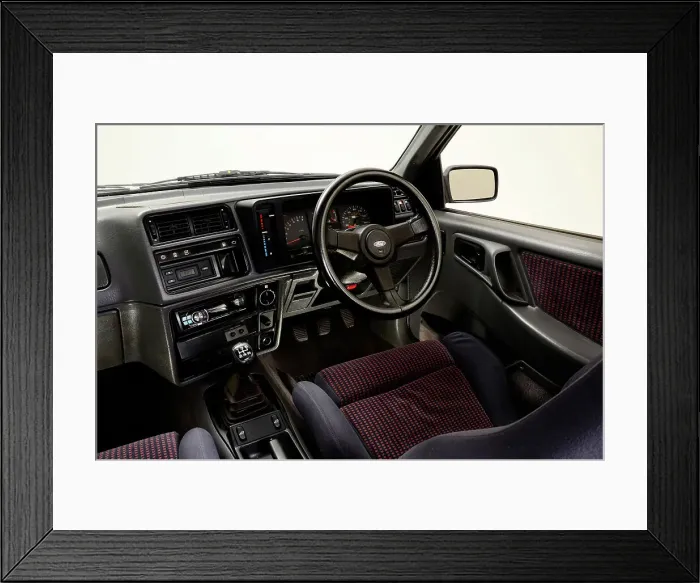 Framed Print : 1987 Ford Sierra RS Cosworth Framed Print : 1987 Ford Sierra RS Cosworth