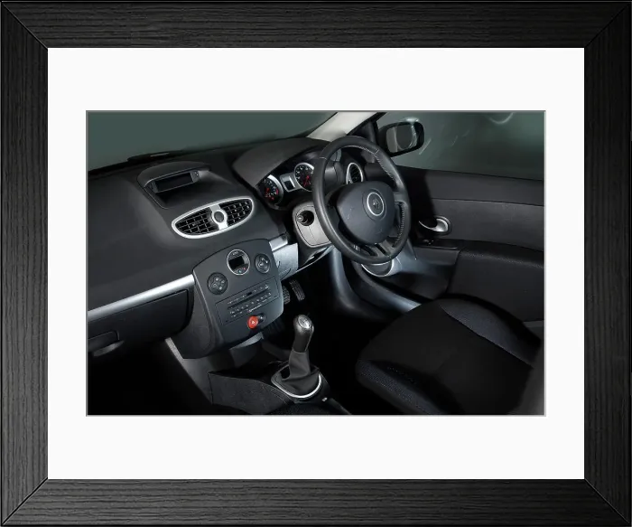 Framed Print : 2007 Renault Clio Framed Print : 2007 Renault Clio