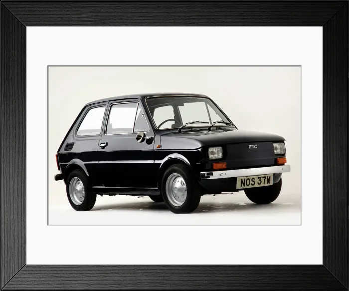 Framed Print : 1974 Fiat 126 Framed Print : 1974 Fiat 126