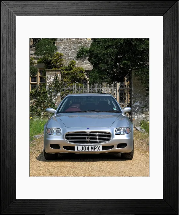 Framed Print : 2004 Maserati Quattroporte Framed Print : 2004 Maserati Quattroporte