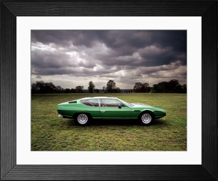 Framed Print : Lamborghini Espada, c1970 Framed Print : Lamborghini Espada, c1970