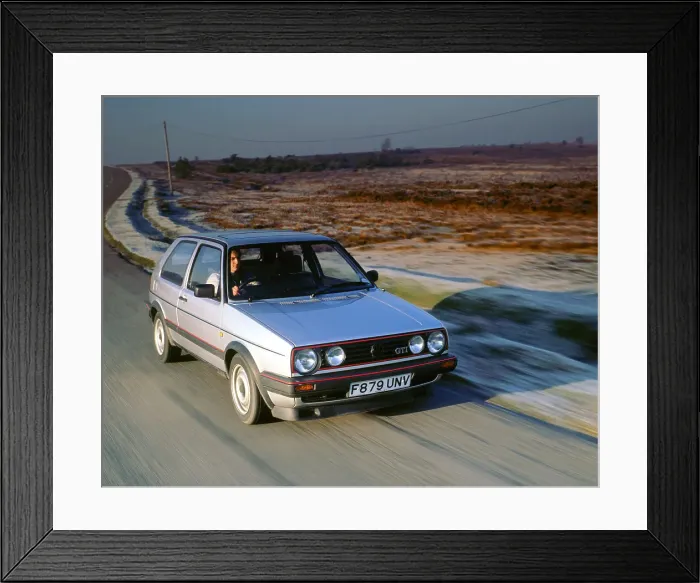 Framed Print : 1989 Volkswagen Golf Gti Framed Print : 1989 Volkswagen Golf Gti