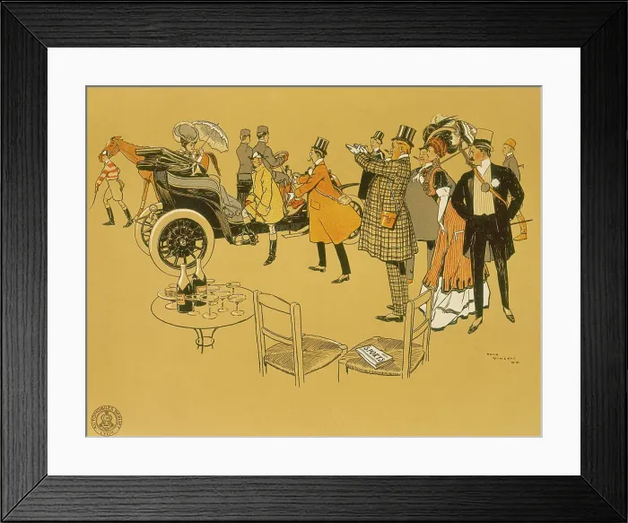 Framed Print : Poster advertising Berliet cars, 1906. Artist: Rene Vincent Framed Print : Poster advertising Berliet cars, 1906. Artist: Rene Vincent