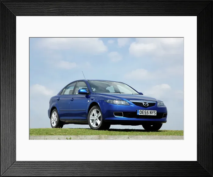 Framed Print : 2005 Mazda 6 2.0 TS Framed Print : 2005 Mazda 6 2.0 TS
