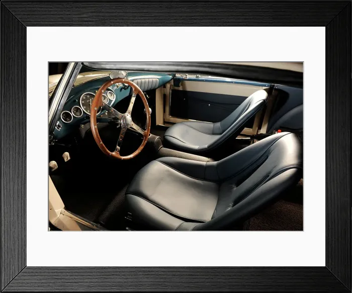 Framed Print : Siata Mille Miglia by Touring 1952. Artist: Simon Clay Framed Print : Siata Mille Miglia by Touring 1952. Artist: Simon Clay