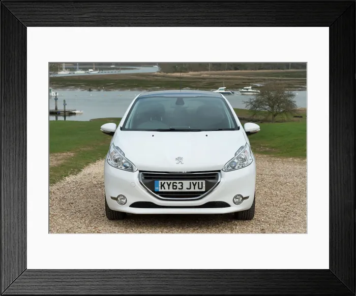 Framed Print : 2014 Peugeot 208 Hdi Framed Print : 2014 Peugeot 208 Hdi
