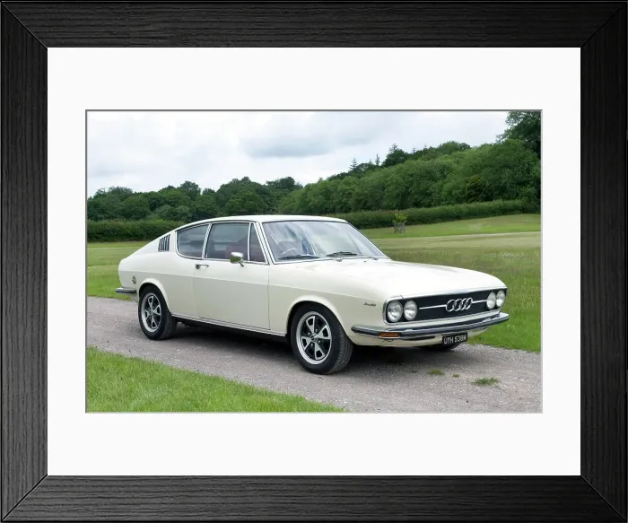 Framed Print : 1973 Audi 100 Coupes Framed Print : 1973 Audi 100 Coupes