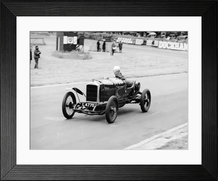 Framed Print : Kenneth Neve in a 1914 Humber, Oulton Park, Cheshire, 22nd June 1968 Framed Print : Kenneth Neve in a 1914 Humber, Oulton Park, Cheshire, 22nd June 1968