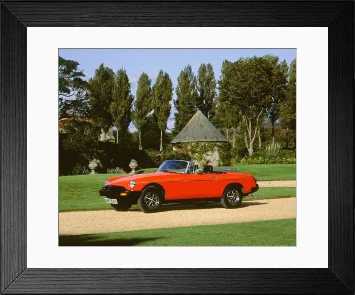 Framed Print : 1980 MG B Roadster Framed Print : 1980 MG B Roadster