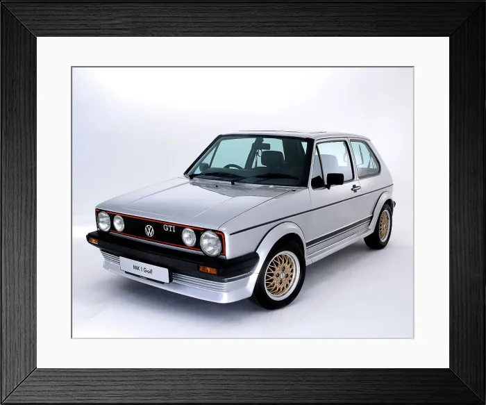 Framed Print : 1984 VW Golf GTI Framed Print : 1984 VW Golf GTI