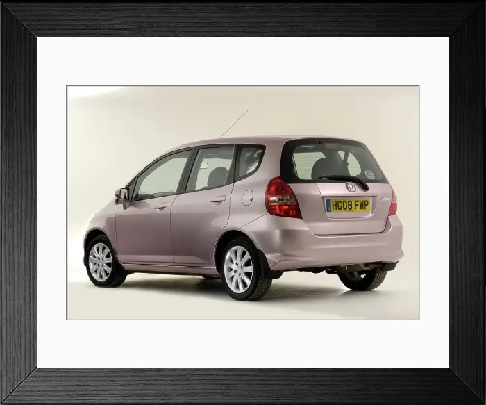Framed Print : 2008 Honda Jazz Framed Print : 2008 Honda Jazz