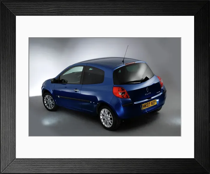 Framed Print : 2007 Renault Clio Framed Print : 2007 Renault Clio