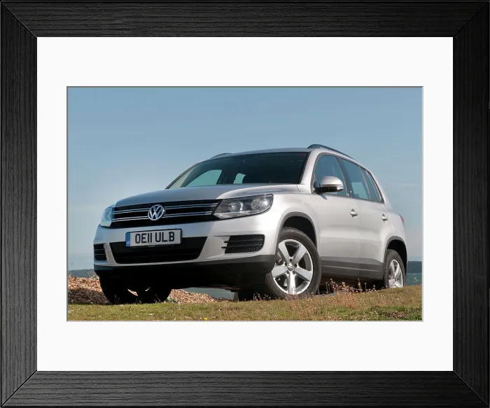 Framed Print : 2011 Volkswagen Tiguans 2.0 Tdi Framed Print : 2011 Volkswagen Tiguans 2.0 Tdi