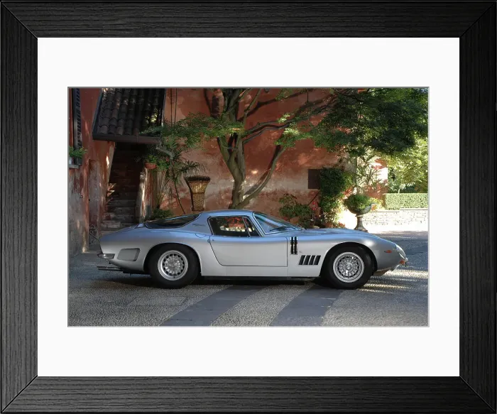 Framed Print : 1966 Bizzarrini 5300 GT Strada Framed Print : 1966 Bizzarrini 5300 GT Strada