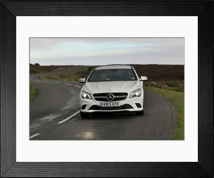 Framed Print : 2013 Mercedes Benz CLA 180 Sport Framed Print : 2013 Mercedes Benz CLA 180 Sport